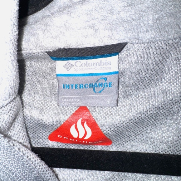 Columbia Women's Bugaboo Interchange Waterproof Grey Jacket Removable Hood Sz S - Picture 6 of 9